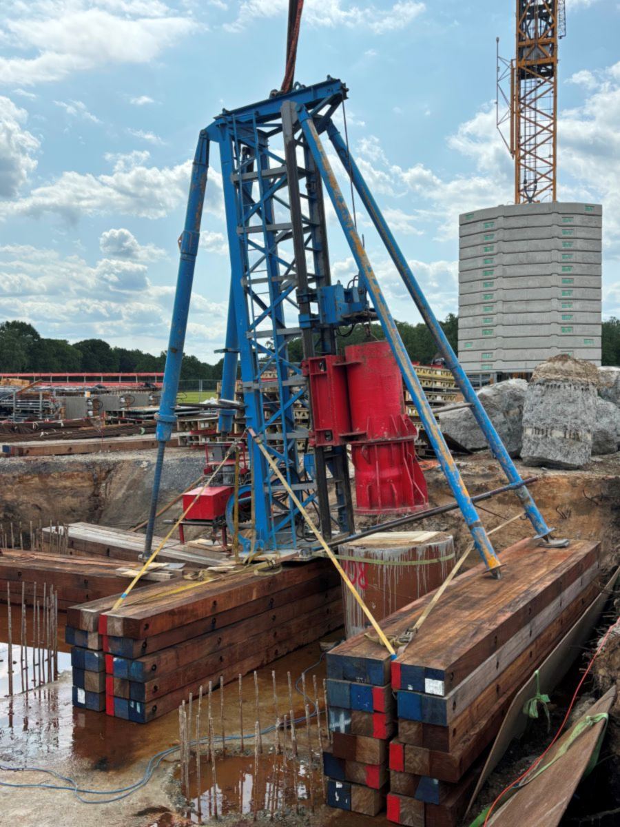Dynamic load test in Dülmen